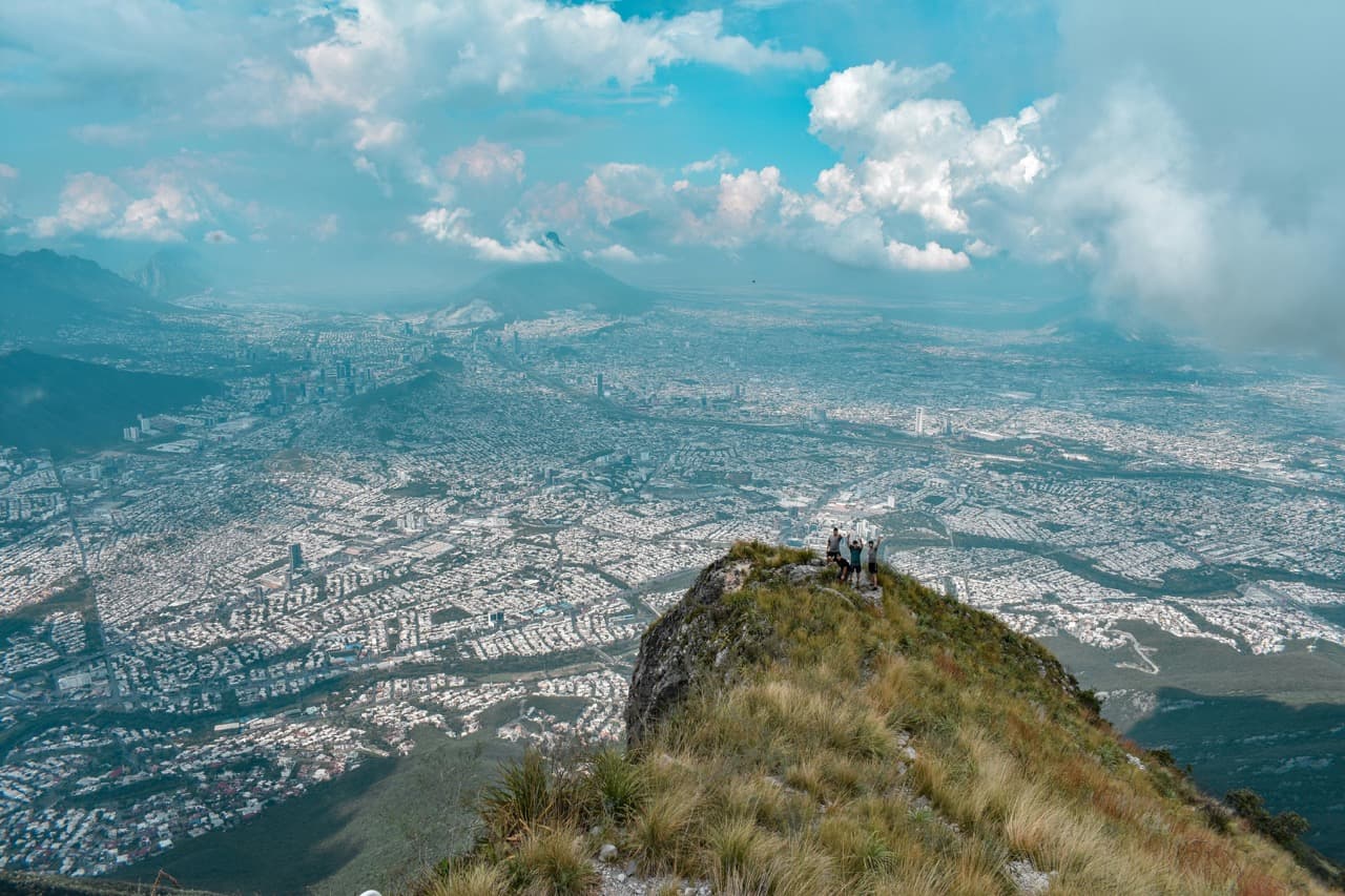 Ciudad de Monterrey vista desde arriba