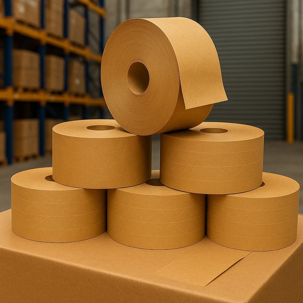 Cinta Reforzada Activada por Agua