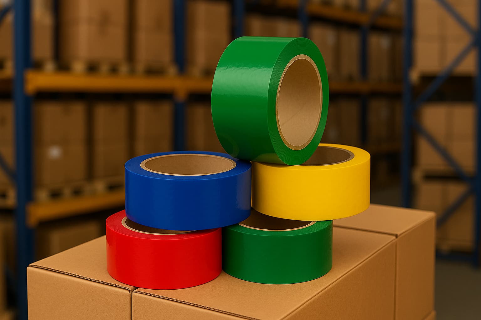 Cinta de Empaque de Colores